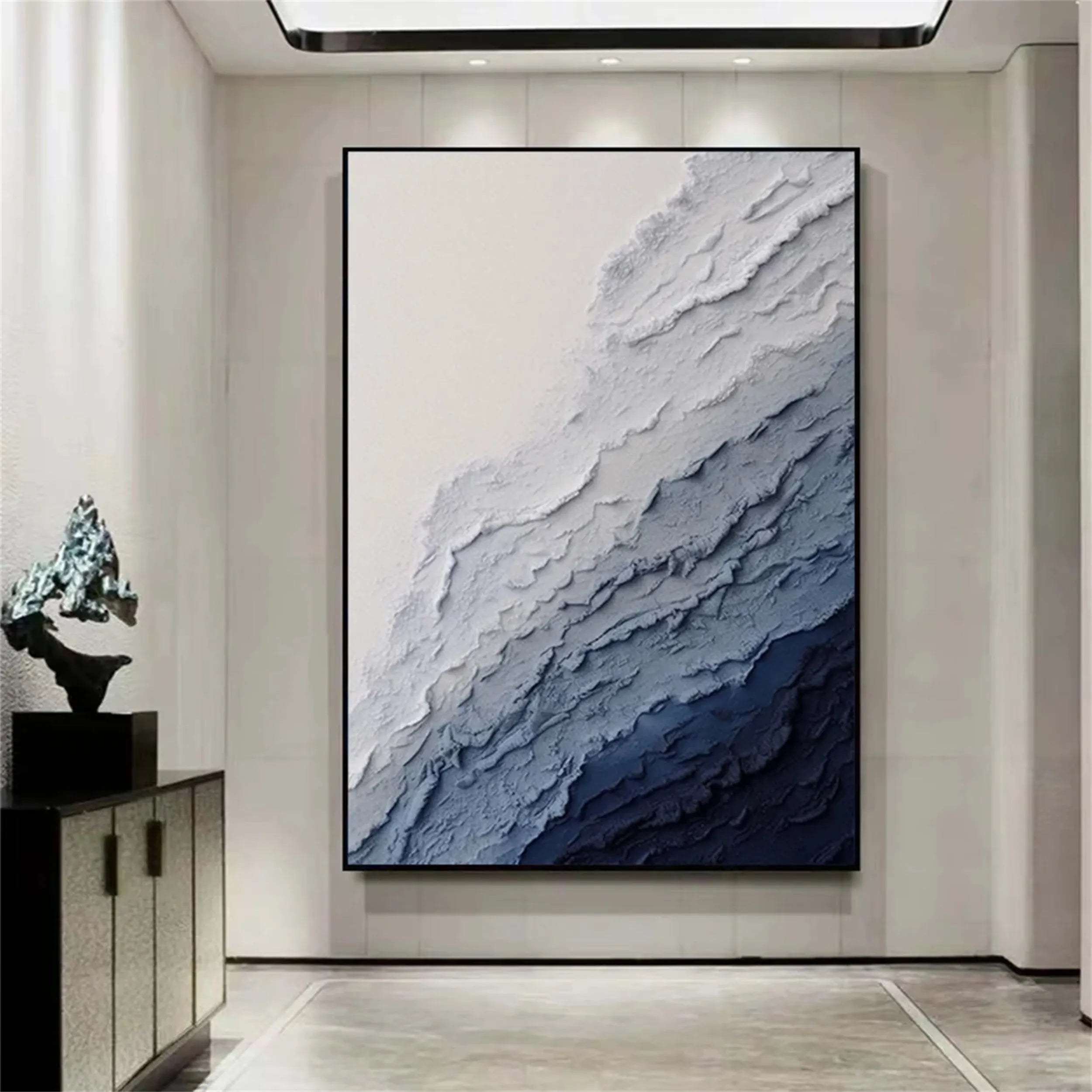 Ocean and Sky Painting #OS118 - Beautiful Coastal Wall Art for Living Room, Bedroom & Office Decor