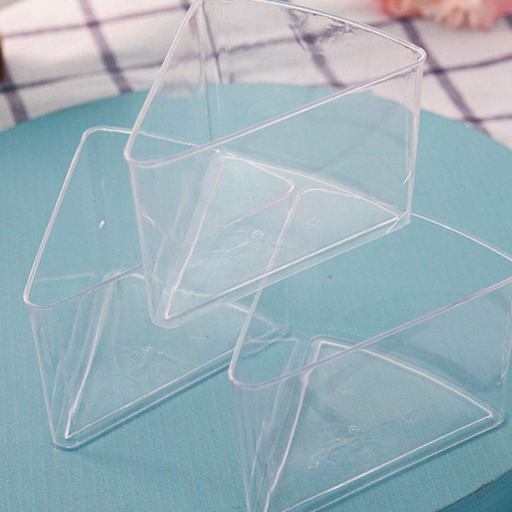 NUOBESTY 10-Pack Clear Mini Shot Cups with Lids - Small Condiment Containers for Desserts, Jelly, Candy, and Party Snacks - BPA-Free Plastic Storage Cups for Home, Kitchen, and Catering Use