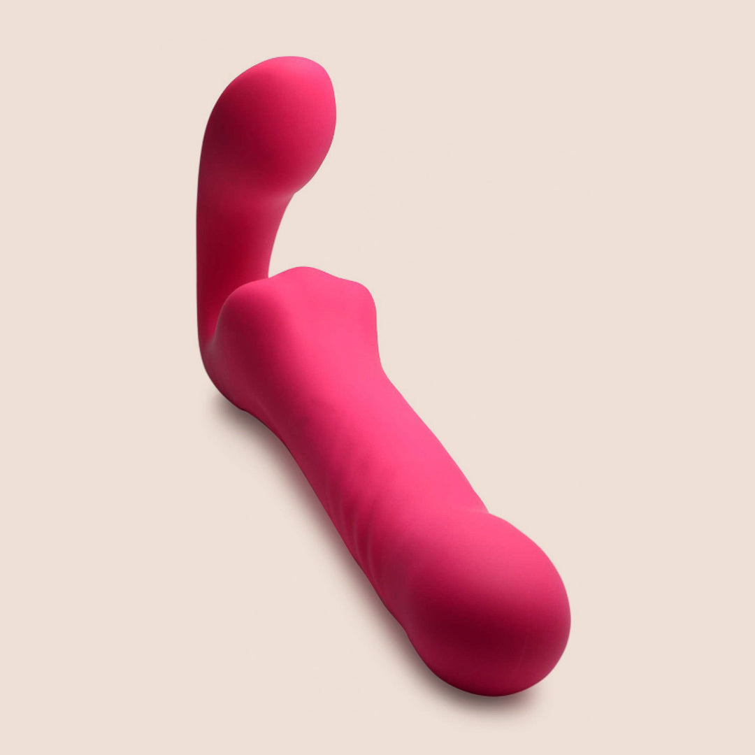 Powerful Remote Control Strapless Strap-On Dildo with Thrusting & Vibrating Functions - Perfect for Couples Play, Solo Use, and LGBTQ+ Intimate Moments