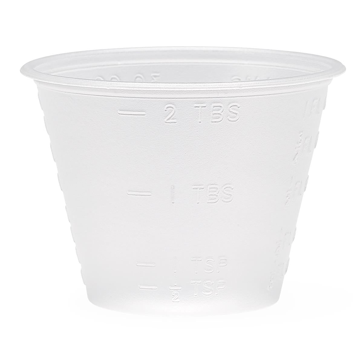 1oz Disposable Medicine Cups - Small Plastic Measuring Cups for Liquid Medication, Vitamins & Supplements - Perfect for Home, Hospital & Travel Use