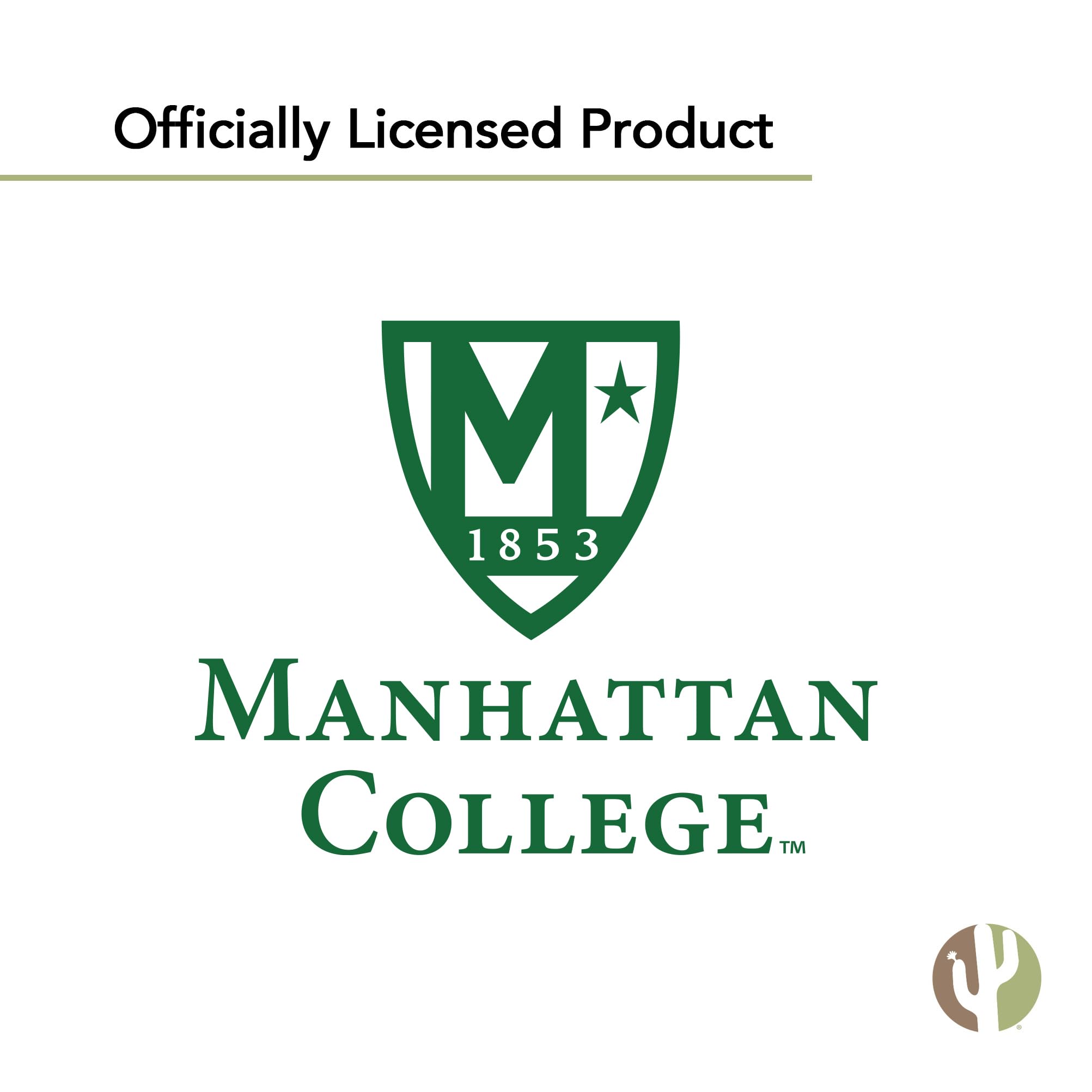 Desert Cactus Manhattan College Sticker - Jaspers Vinyl Decal for Laptop, Water Bottle, Car & Scrapbook - Waterproof & Durable (IND 00061A) - Perfect for School Spirit, DIY Crafts & Personalizing Accessories