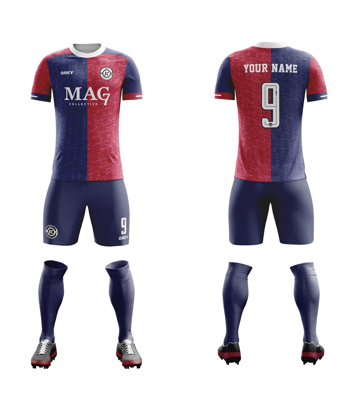 Custom Kids Soccer Jersey & Shorts Set - Personalized Team Training Uniform for Boys & Girls - Perfect for Youth Leagues, School Sports & Birthday Gifts