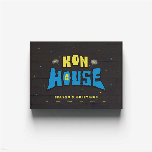 iKON 2024 SEASON'S GREETINGS K-POP PHOTOBOOK & CALENDAR SET | OFFICIAL MERCHANDISE [KON HOUSE] | Perfect for K-POP Fans, Collectors, and Gift Giving