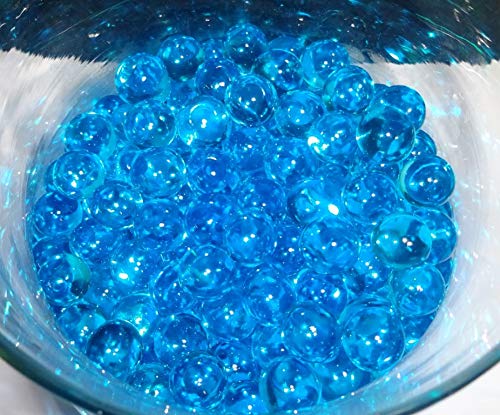 Deco Water Beads - Premium Peacock Blue Vase Filler for Weddings, Home Decor & DIY Candle Holders | Sensory Play, Floral Arrangements & Event Centerpieces