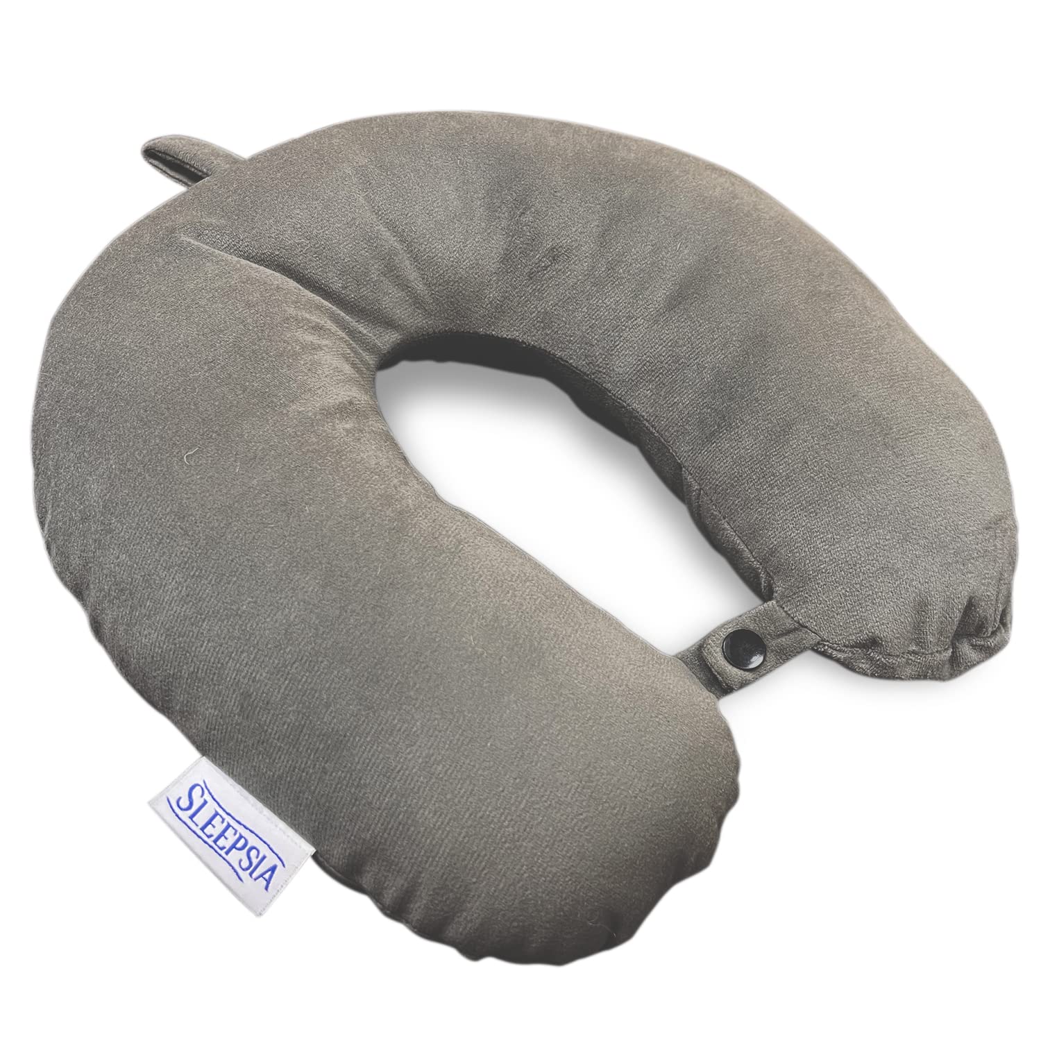 **Sleepsia Memory Foam Neck Pillow for Travel - Ergonomic Support for Neck & Head on Airplanes, Cars & Flights - Perfect for Long Trips & Relaxation**
