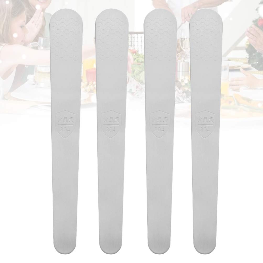 Stainless Steel Dumpling Maker Spoon Set - 4pcs Dumpling, Pierogi & Butter Jam Spreaders - Durable Kitchen Tools for Baking, Cooking & Food Prep - Perfect for Homemade Dumplings, Pastries & Spreads