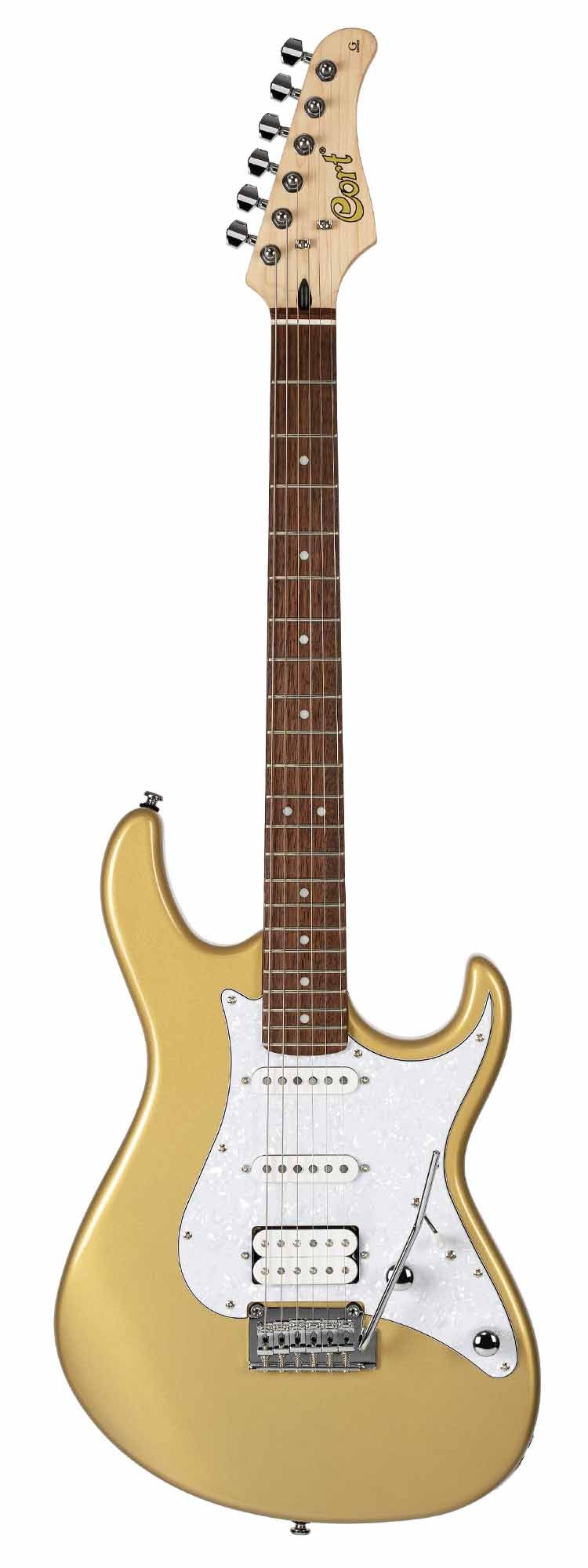 Cort G250 CGM Electric Guitar - Champagne Gold Metallic Finish | Professional Solid-Body Guitar for Rock, Blues & Stage Performance