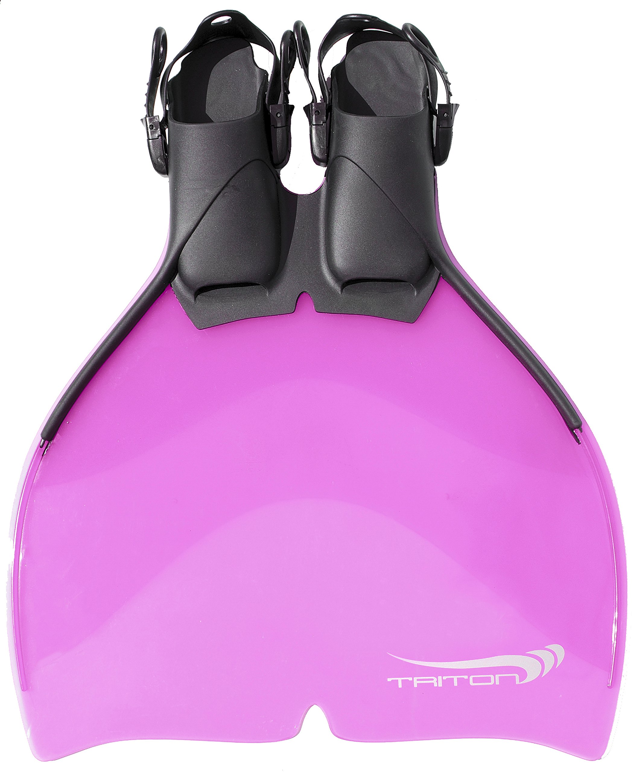 Adjustable Monofin Swim Fins for Women - Size 34-38, Pink - Perfect for Swimming, Snorkeling & Freediving Training