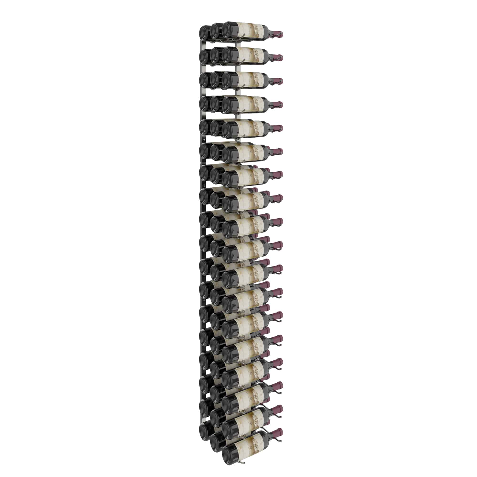 6 Foot Tall Wine Rack Kit - Holds 18 to 54 Bottles | Sturdy Metal Storage for Wine Cellars, Home Bars & Restaurants