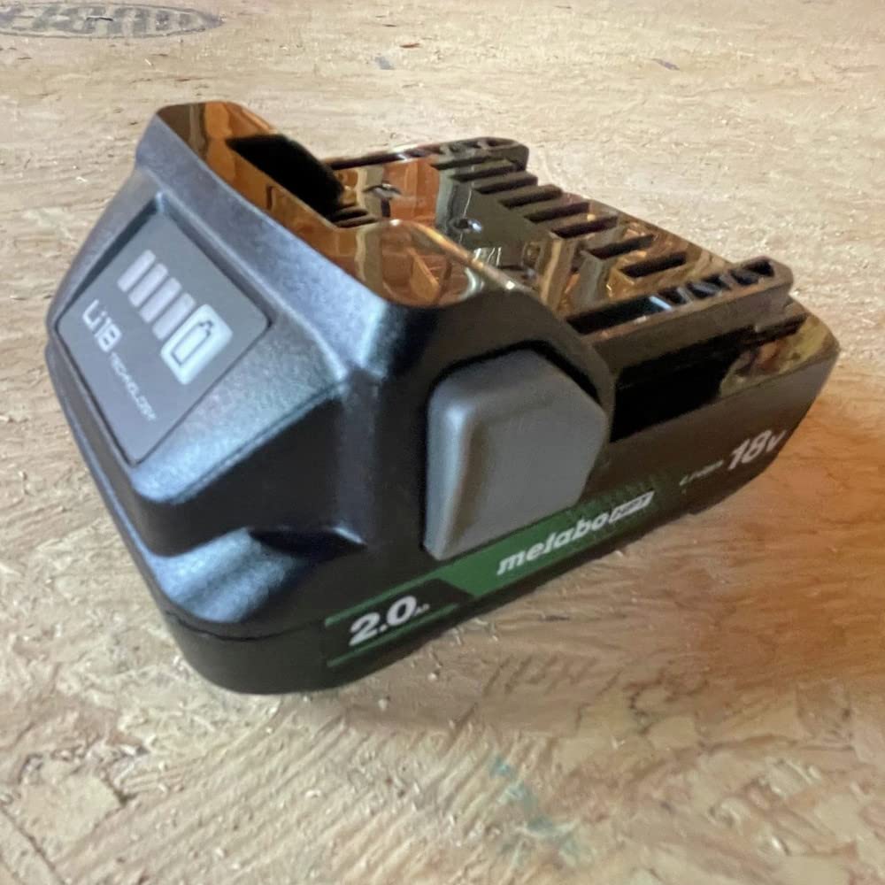 Metabo HPT 18V 2-Pack Lithium-Ion Batteries with Fast Charger Kit | 2.0Ah High-Capacity Batteries with LED Charge Indicator | UC18YKSLS | Perfect for Cordless Power Tools, Drills, Saws and Outdoor Equipment
