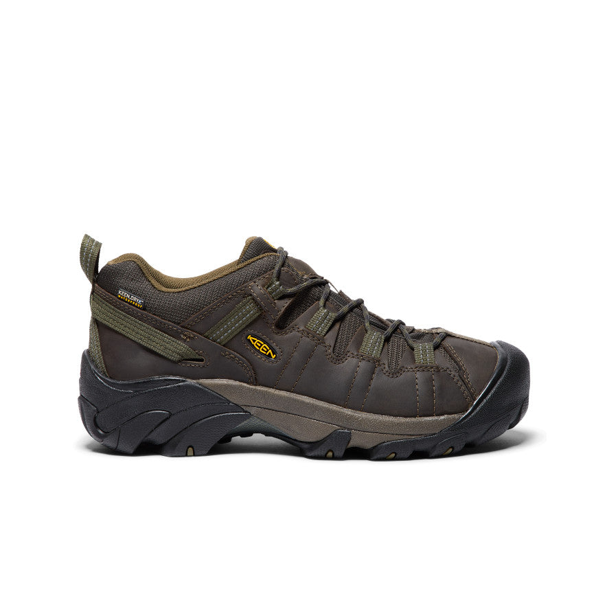 Men's Targhee II Waterproof Hiking Boots - Canteen/Dark Olive | Outdoor Trekking & Trail Running Shoes for Men