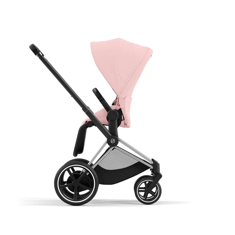 Cybex ePriam 2 Complete Stroller - Lightweight Chrome & Black Baby Stroller for Newborns to Toddlers | Perfect for City Walks, Shopping & Travel