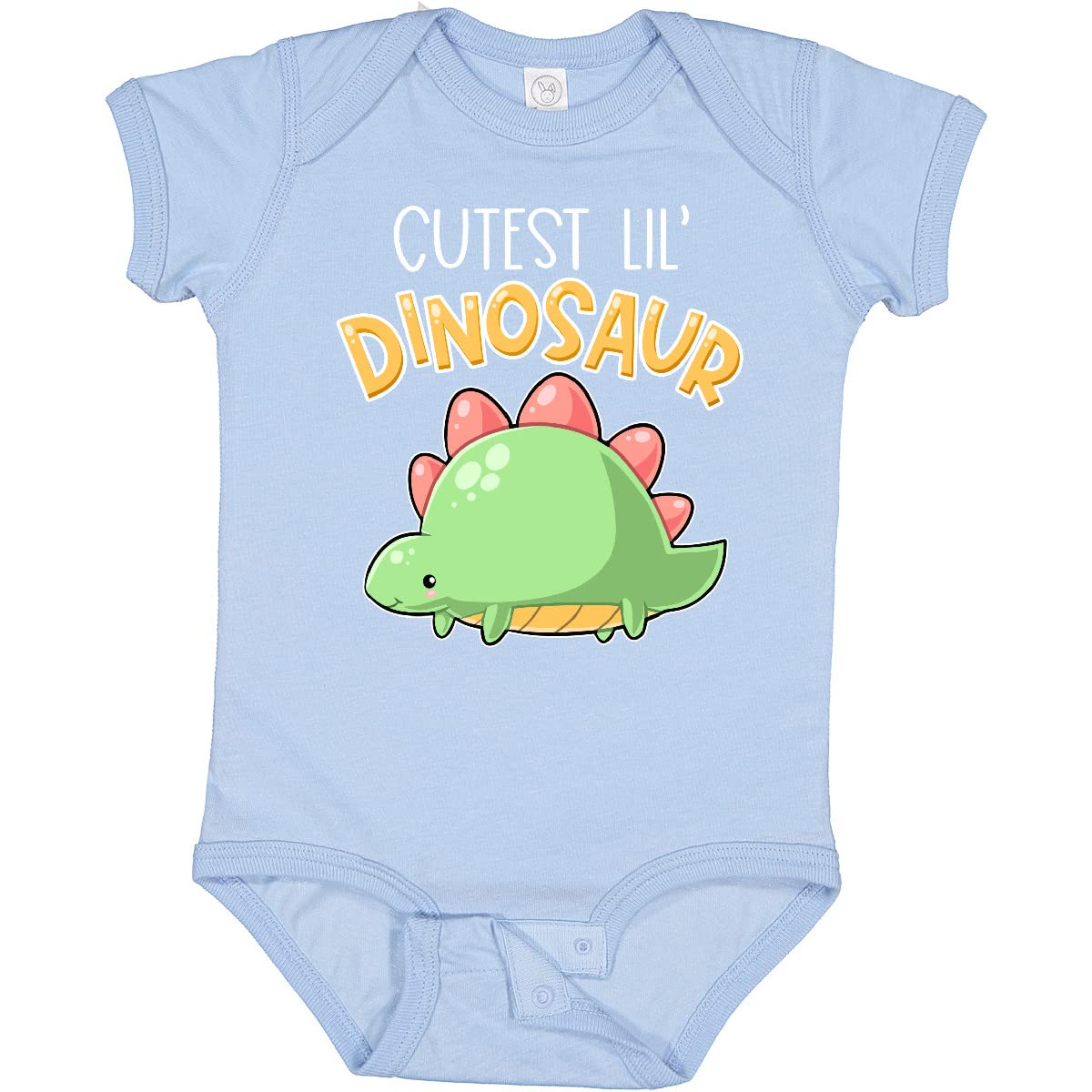 Inktastic Cute Stegosaurus Dinosaur Baby Bodysuit - Soft & Comfortable Dino Onesie for Infants & Toddlers - Perfect for Playtime, Daycare & Family Outings