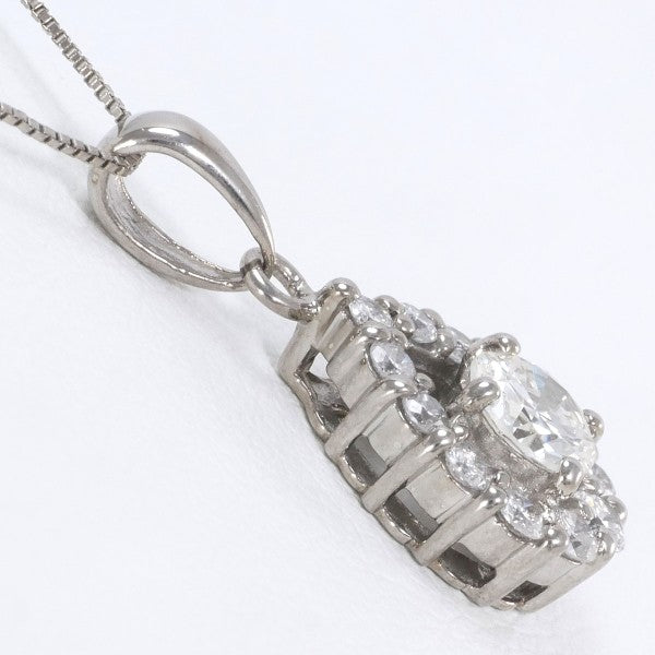 18K White Gold Diamond Necklace - Pre-Owned Luxury Jewelry for Women - Perfect for Weddings, Anniversaries & Special Occasions