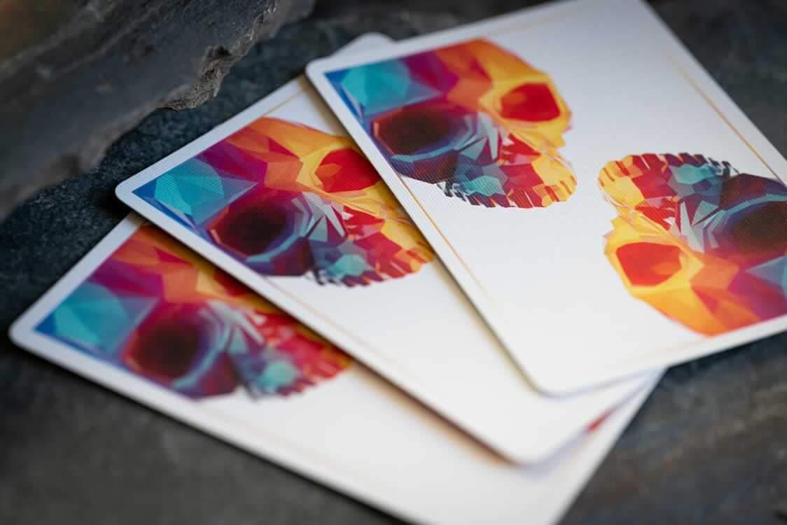 Gilded Memento Mori Genesis Playing Cards - Limited Edition Collectible Deck for Magic Tricks, Poker Games & Gift Giving