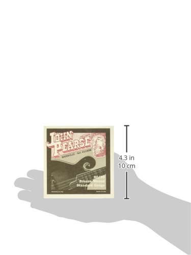 John Pearse P2100M Bronze Acoustic Guitar Strings - Medium Gauge (12-54) for Warm Tone & Longevity | Perfect for Folk, Country & Fingerstyle Playing