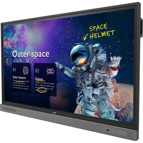 BenQ RM8603 86-inch 4K UHD Interactive Touch Screen Display - Perfect for Classrooms, Business Meetings & Digital Signage