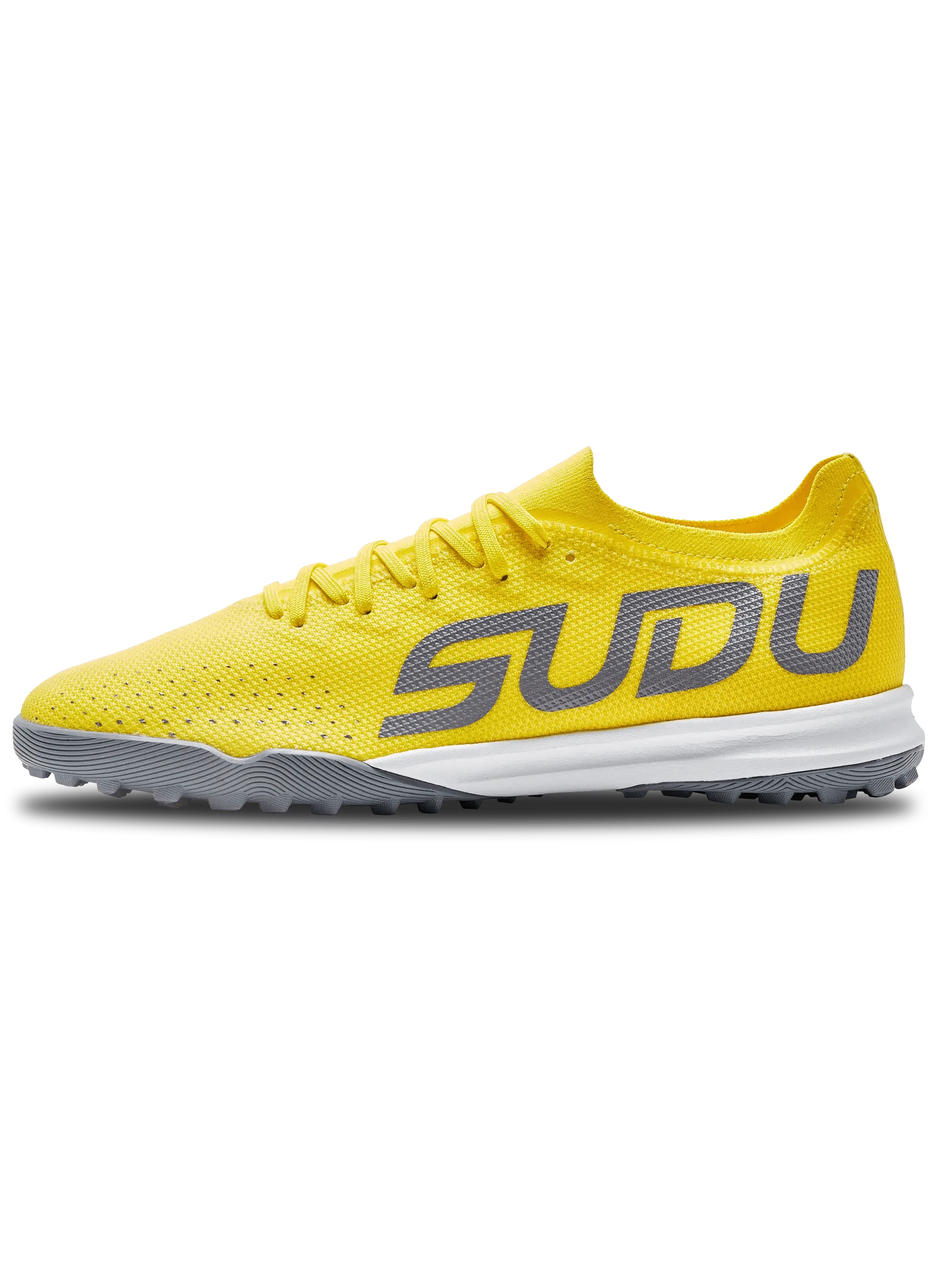 SFS TT 01 Turf Football Cleats - Lightweight Soccer Shoes for Men & Women, Non-Slip Yellow Outdoor Training Boots - Perfect for Artificial Grass, Turf Fields & Backyard Practice
