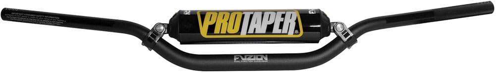 Fuzion Henry/Reed Off-Road Motorcycle Handlebars - Black, One Size - Dirt Bike & Adventure Riding for MX, Enduro & Trail Motorcycles