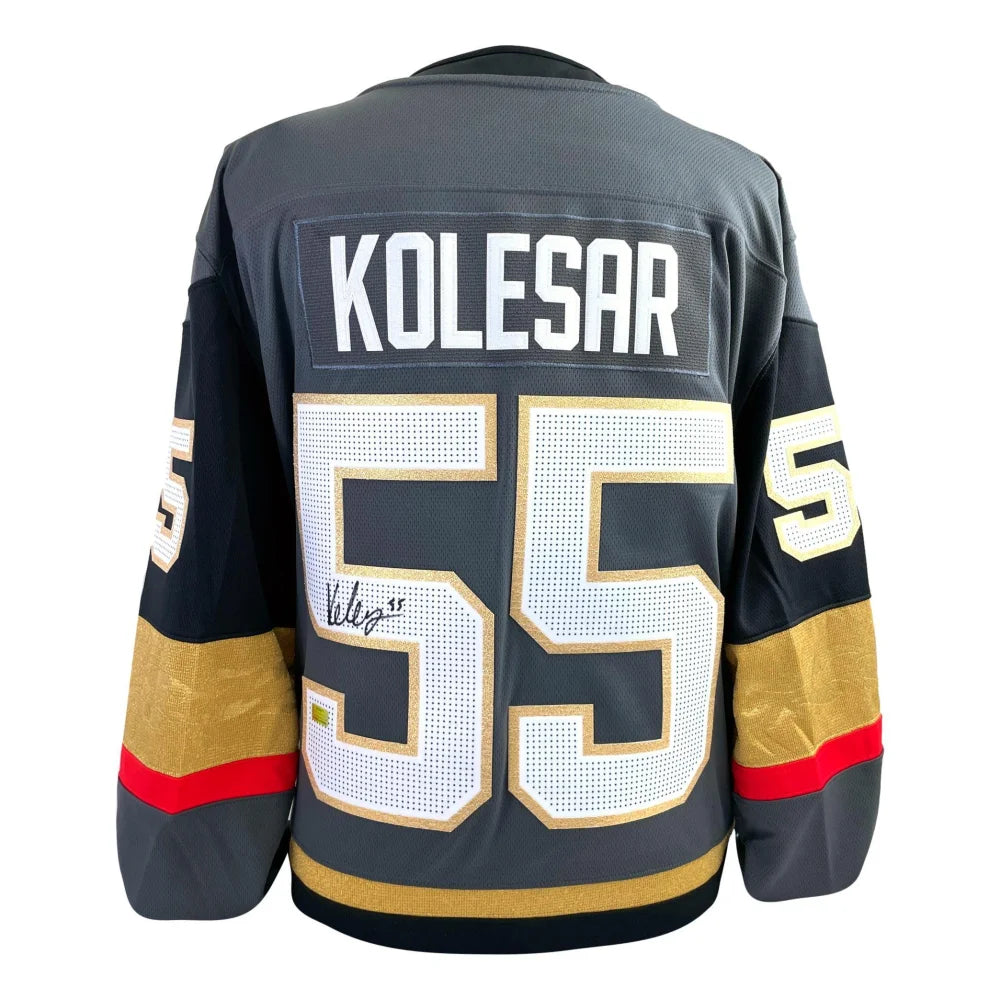 Authentic Keegan Kolesar Autographed Vegas Golden Knights Jersey with COA - Signed Hockey Memorabilia for Collectors & Fans - Perfect for Display, Gifting, and Game Day