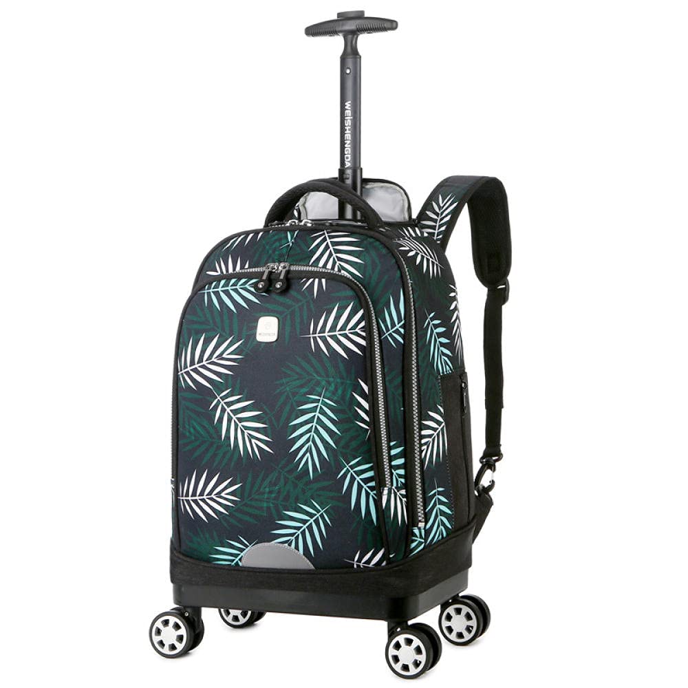 Sonze Removable Kids Trolley School Backpack with Wheels - Large Capacity Wheeled Travel Backpack for Boys & Girls - Perfect for School, Travel, and Daily Use