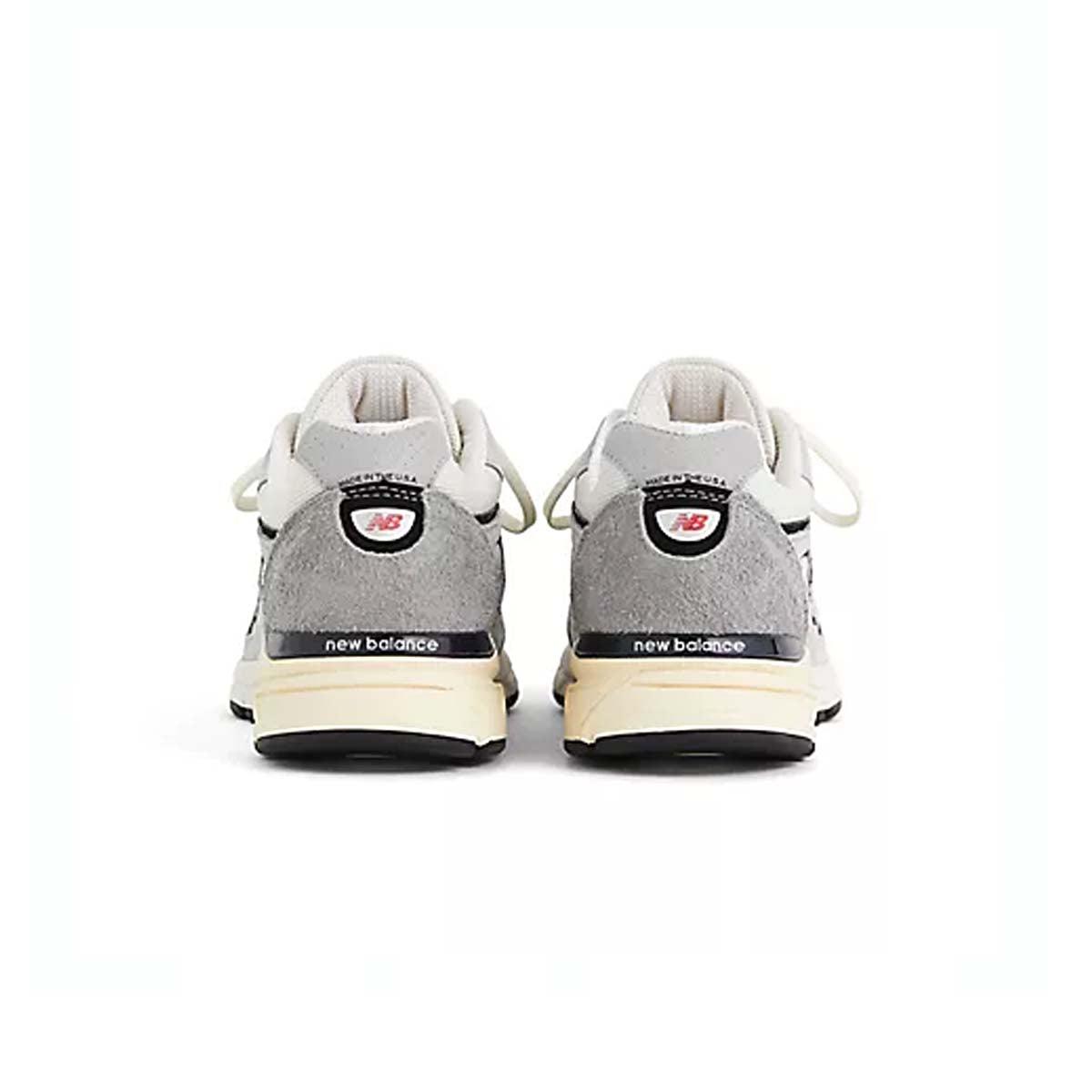 New Balance 990v4 Running Shoes for Men - Grey/Black | Comfortable & Durable Sneakers for Walking, Jogging & Everyday Wear in USA