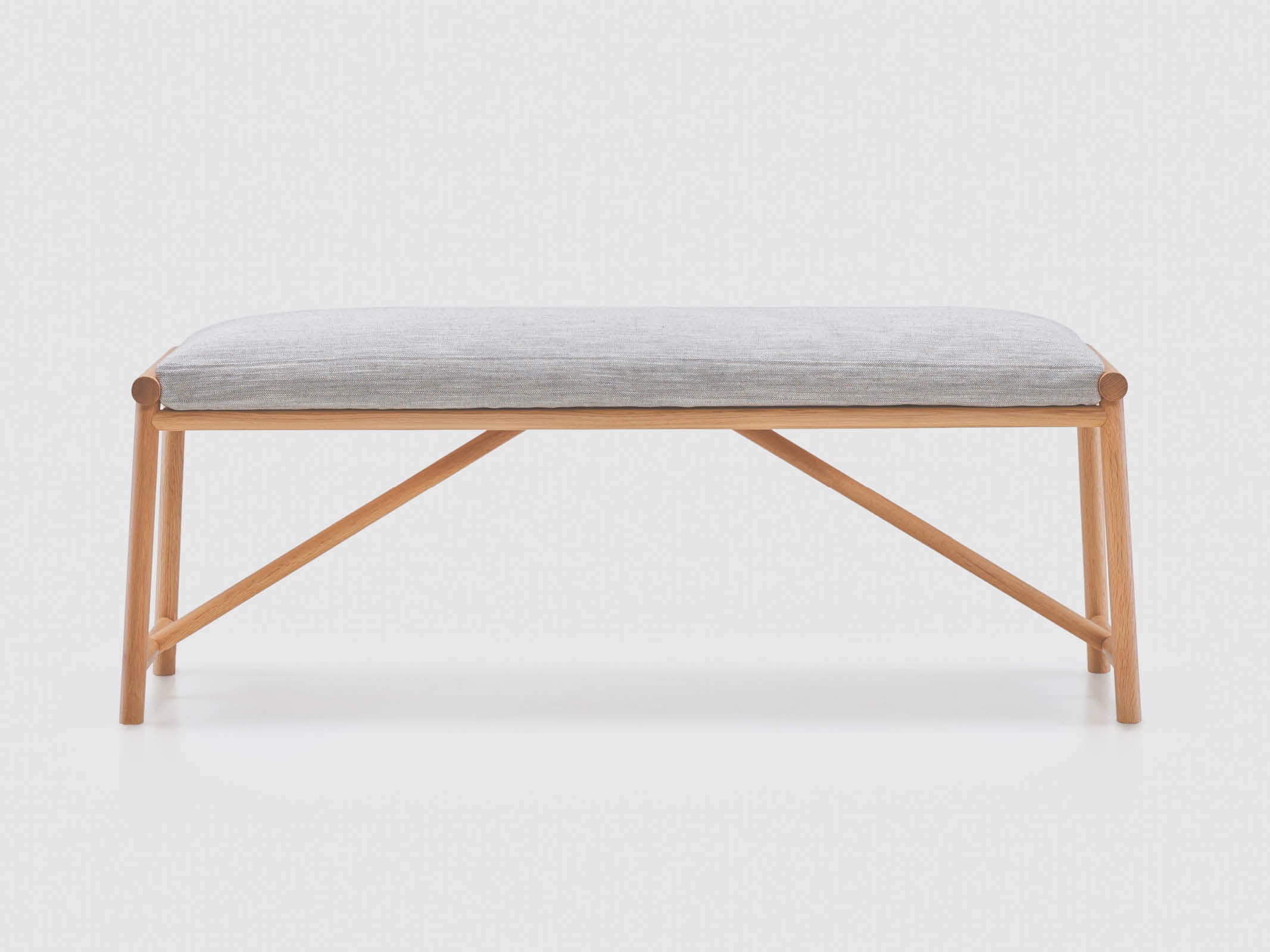 Osaka Bench - Modern Outdoor Wooden Bench for Patio, Garden & Backyard - Durable & Weather-Resistant for Relaxing & Entertaining