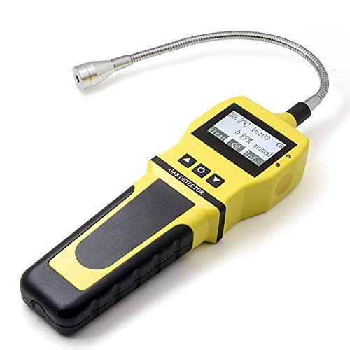 Forensic Sewer Gas Leak Detector 0-10,000ppm with 1ppm Resolution | Waterproof, Dustproof & Explosion Proof | Rechargeable Li-Ion Battery | Detects Natural Gas, Methane, Ammonia, Hydrogen Sulfide | Ideal for Plumbing, Industrial Safety & Home Inspection