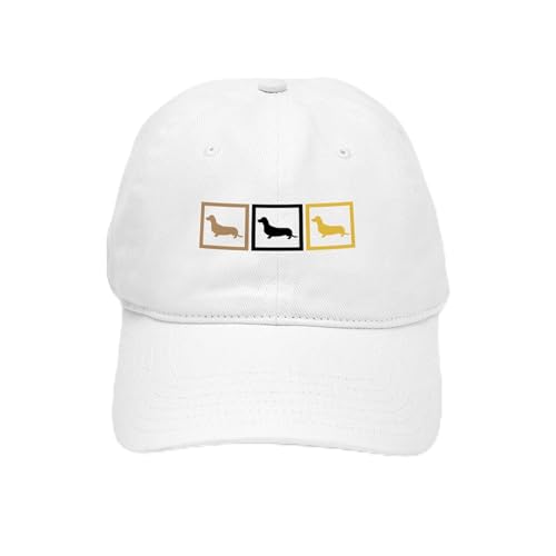 White - Dachshund Cap