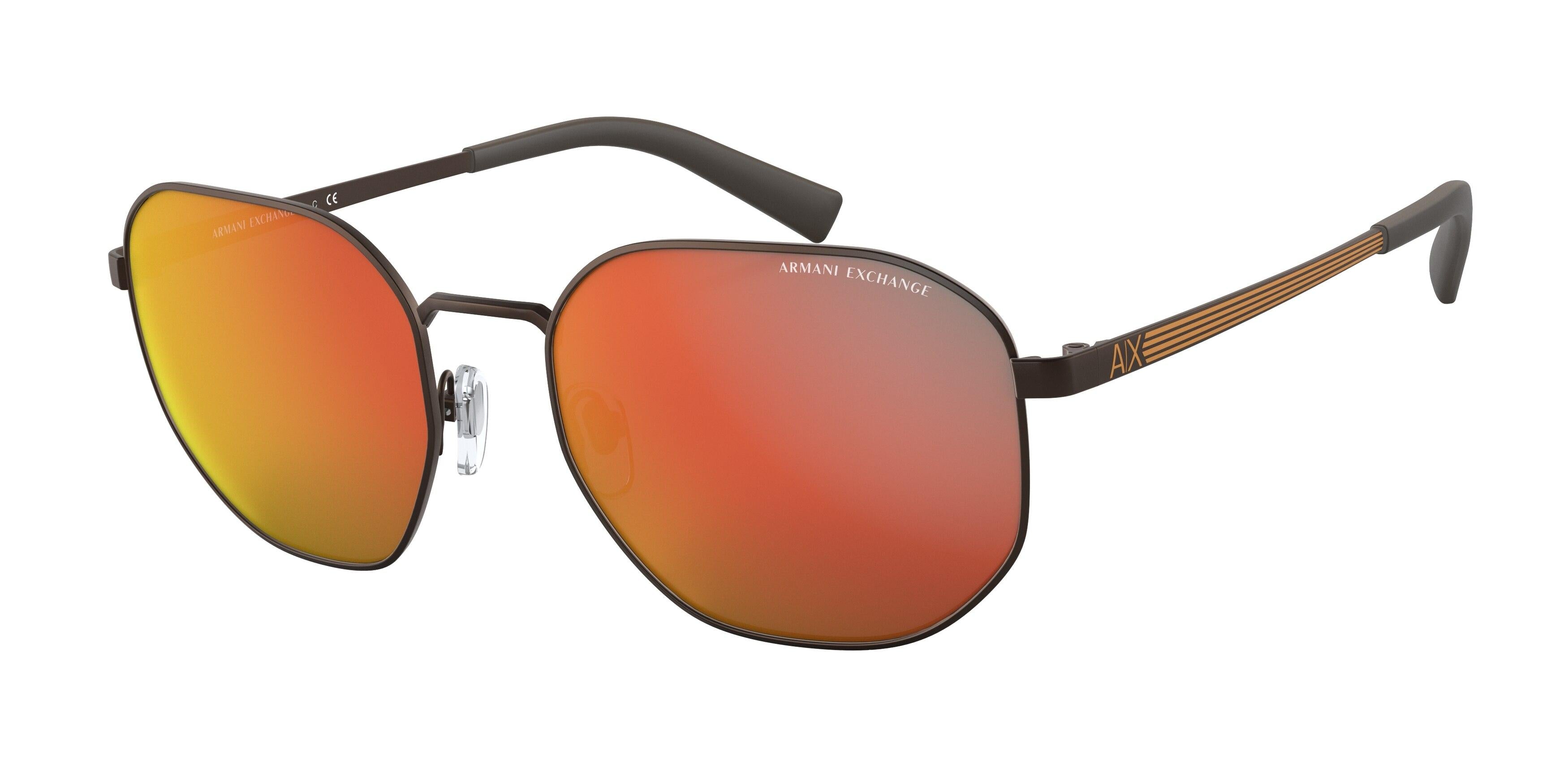 Armani Exchange 2036S Polarized Sunglasses for Men & Women - UV Protection Aviator Style - Perfect for Driving, Beach & Outdoor Activities