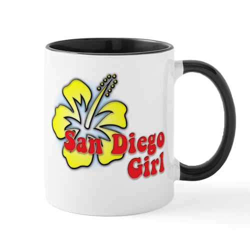 White/Black Inside - San Diego Girl Mug