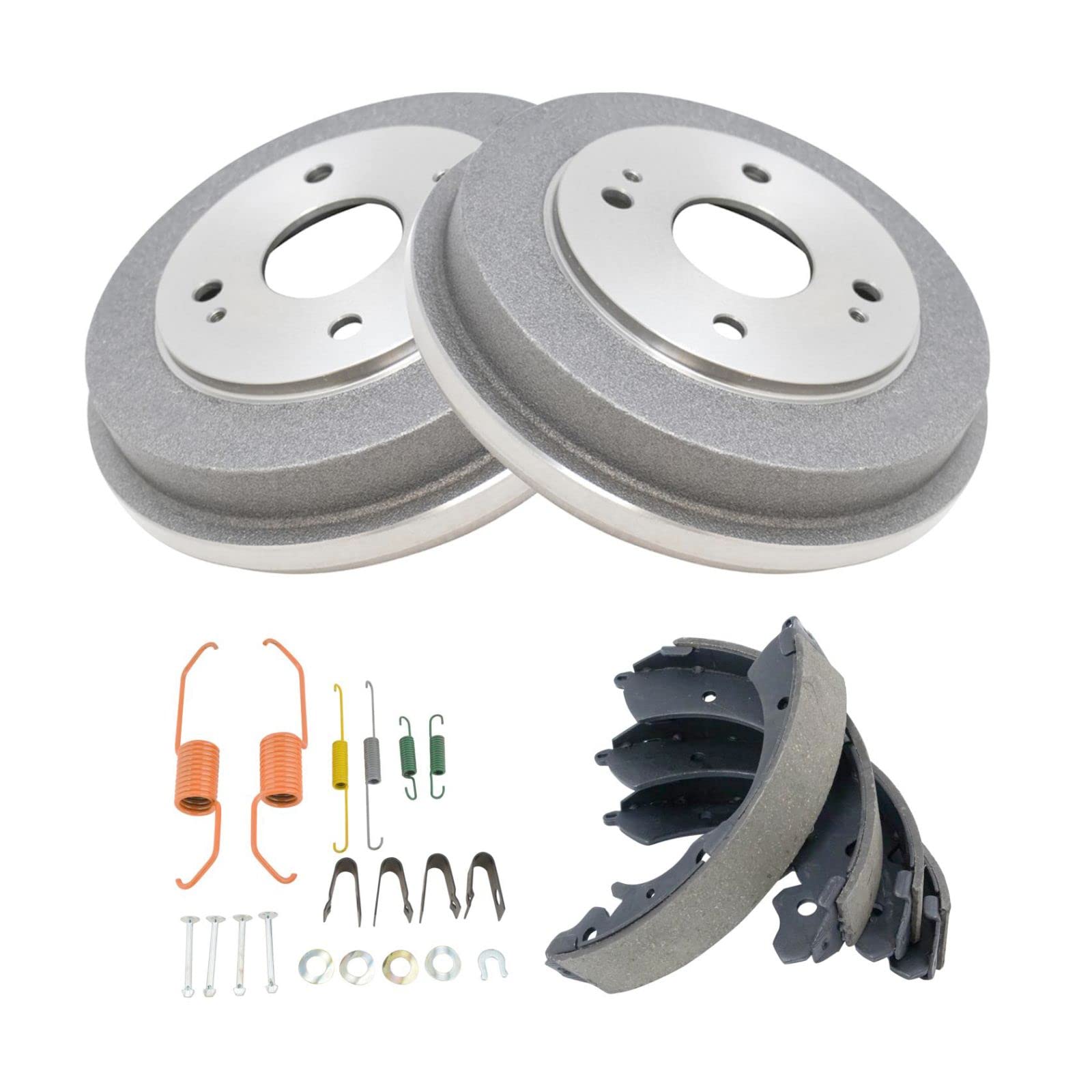 Rear Brake Drum Shoes & Hardware Kit Set for 1990-2002 Honda Accord - High-Quality Replacement Parts for Smooth Braking Performance - Perfect for DIY Repairs & Auto Maintenance