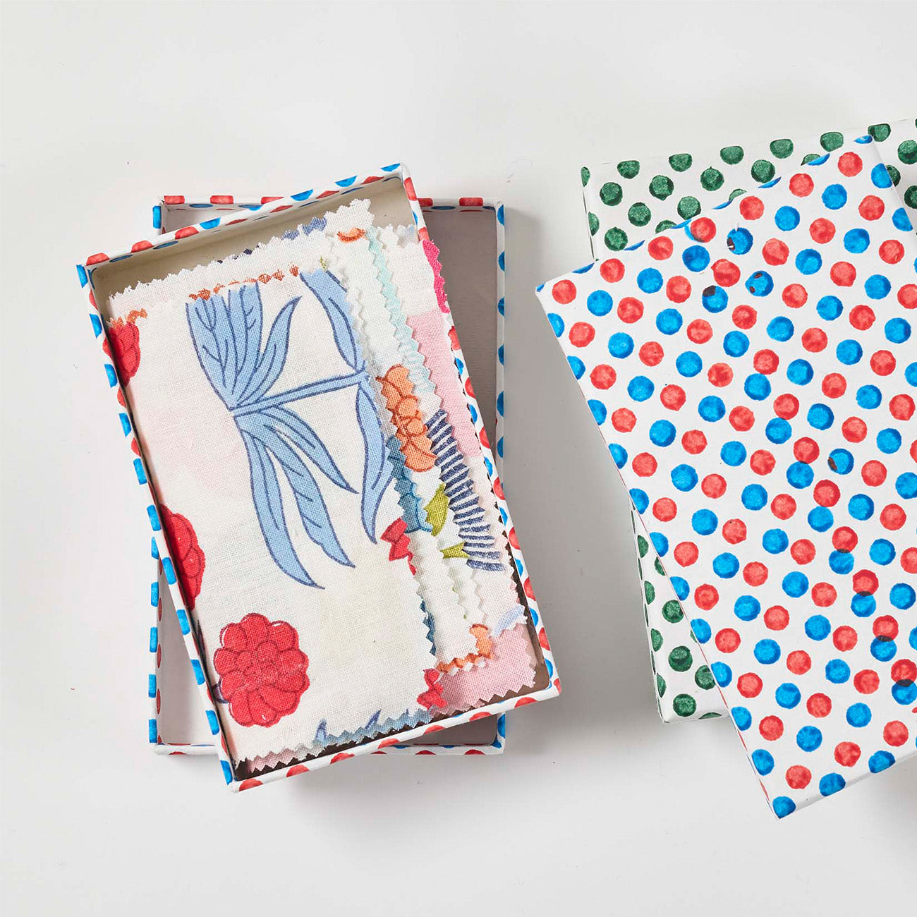Bloom Block Printed Fabric Sample Set - Premium Cotton Swatches for Quilting, Sewing & DIY Crafts - Perfect for Home Decor, Fashion Design & Textile Projects