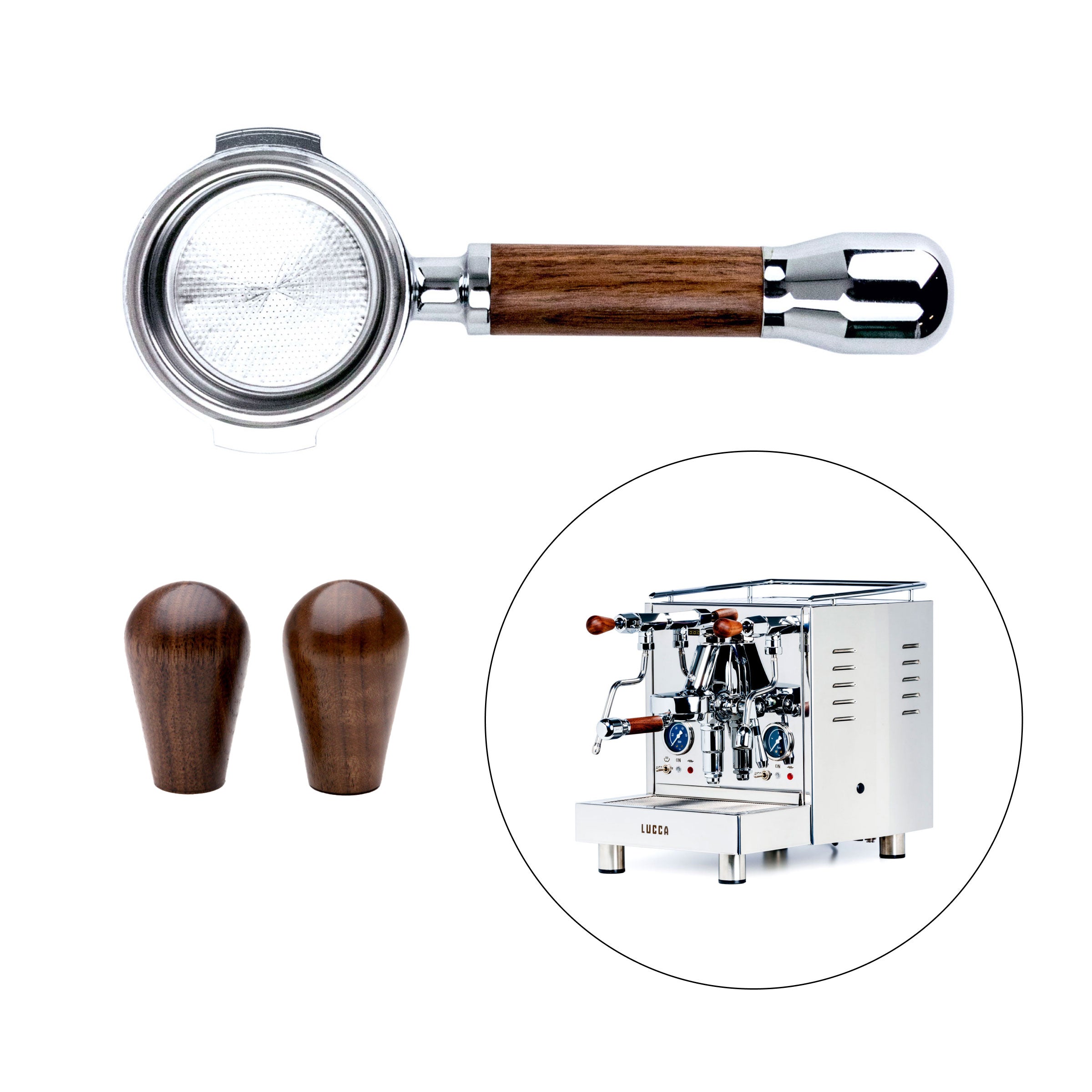 Premium Espresso Machine with Elegant Wood Touch Points - Perfect for Home Baristas & Coffee Lovers | Ideal for Kitchens, Offices & Coffee Shops
