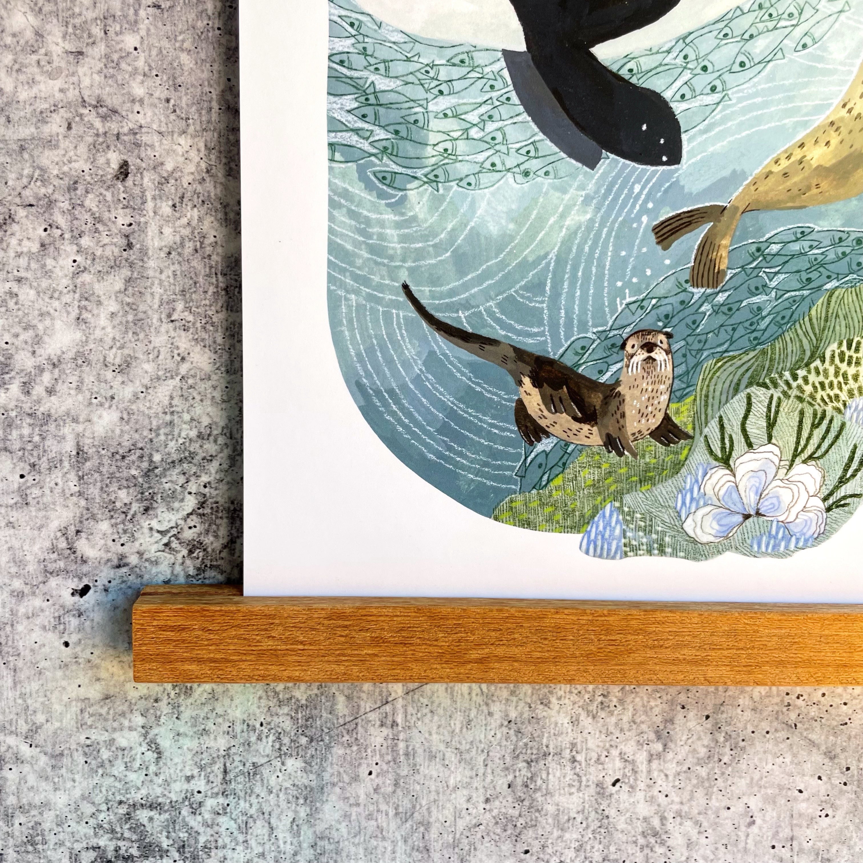 San Juan Orcas Print - Stunning Killer Whale Wall Art for Home & Office Decor | Perfect for Living Room, Bedroom, or Gift