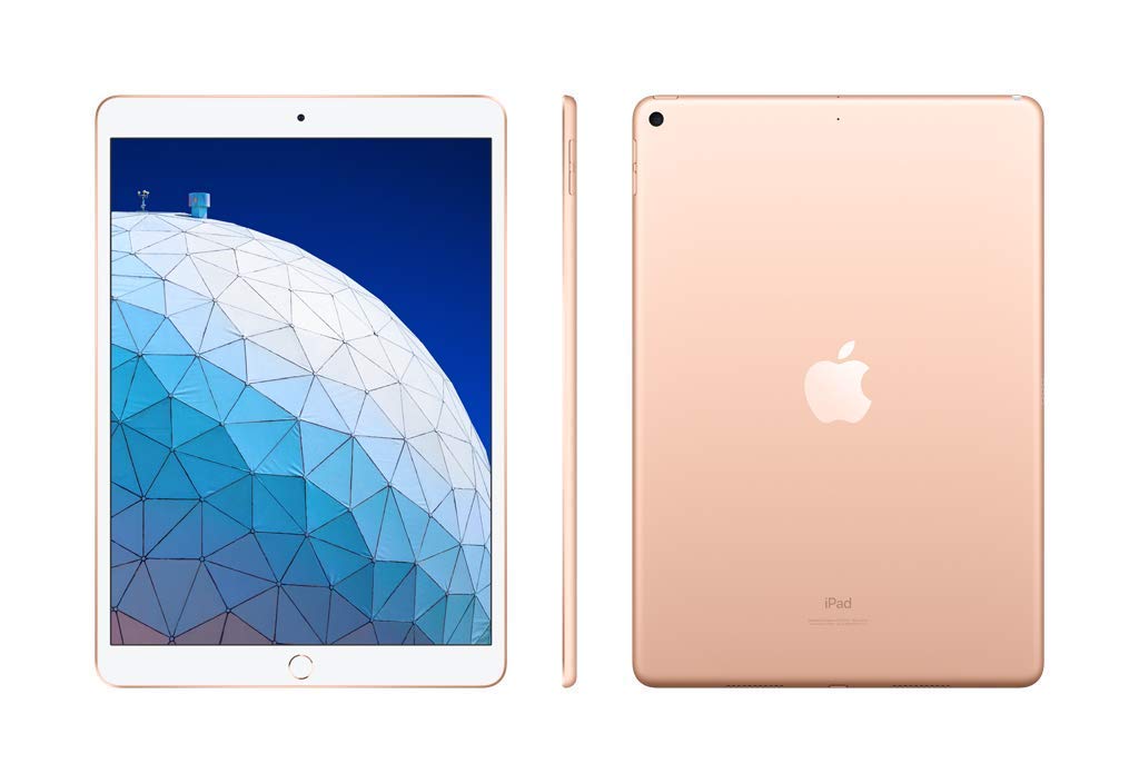 2019 Apple iPad Air 10.5-inch WiFi 64GB Gold - Certified Renewed Premium | Portable Tablet for Work, Study & Entertainment