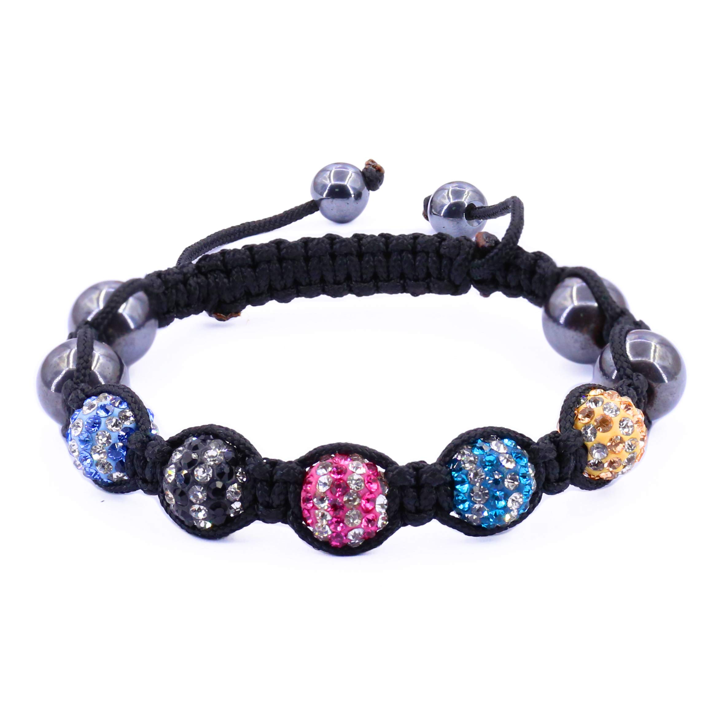 Charmandjoy Hand Braided Magnetic Hematite Bead Bracelet for Women - Energy Healing Mud Crystal Jewelry, Spiritual Gift for Her - Perfect for Meditation, Yoga & Positive Energy Boosting