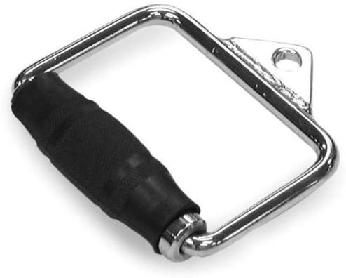 Single Stirrup Handle with Rubber Grip - Heavy Duty Exercise Equipment for Home Gym, Pull Up Bar & Resistance Training - Perfect for Strength Workouts and Fitness Accessories