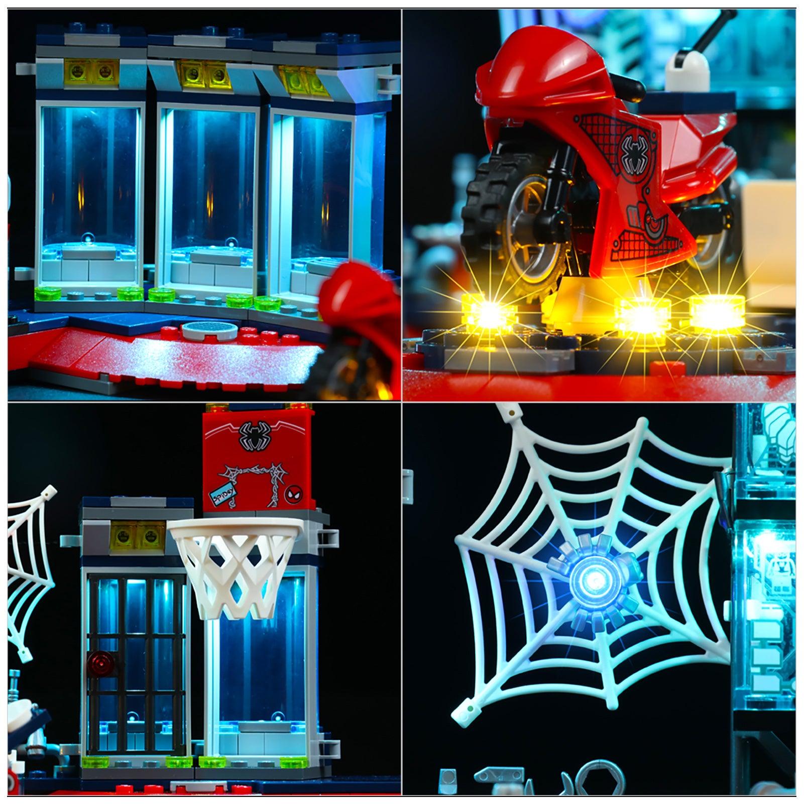 LEGO Marvel Spider-Man Attack on The Spider Lair 76175 Light Kit - LED Lighting Set for LEGO Building Kits | Perfect for Display & Nighttime Play