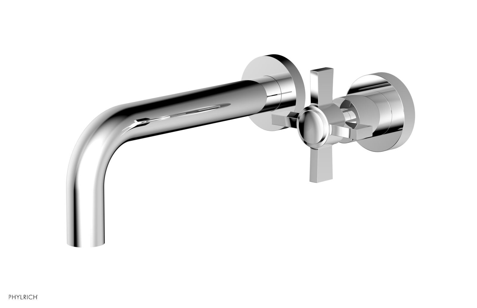 Basic Single Handle Wall Lavatory Set - Cross Handle D132 15 - Perfect for Bathroom Sink Faucet Installation and Bathroom Renovation Projects