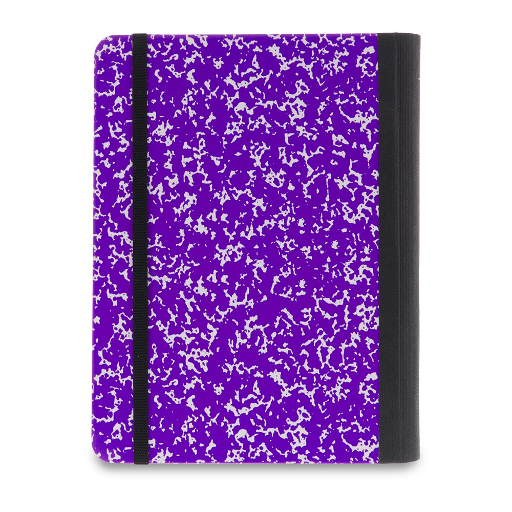 Verso Kindle Case - Classic Purple Composition Book Folio Protective Cover for Amazon Kindle (Fits Kindle Paperwhite, Kindle & Kindle Touch) | Perfect for Reading, Travel & School Use