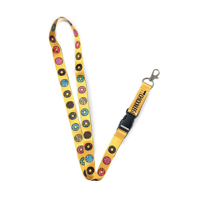 Salty Donuts Lanyard - Adjustable & Durable ID Badge Holder for Work, Events, and Conventions | Perfect for Office, School, and Trade Shows