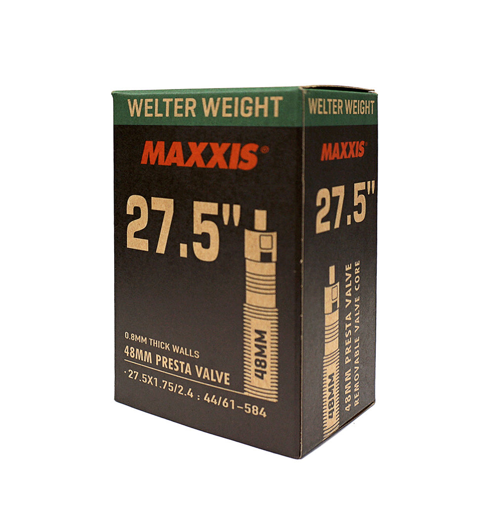 Maxxis 27.5 Welterweight Bike Tubes - Premium Bicycle Inner Tubes for Mountain & Road Bikes - Perfect for Commuting, Trail Riding & Cycling Adventures