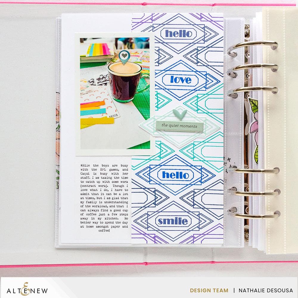 Mini Delight: Decorative Stamps & Die Cut Set for Card Making, Scrapbooking & DIY Crafts - Perfect for Handmade Greeting Cards, Journals, and Paper Craft Projects