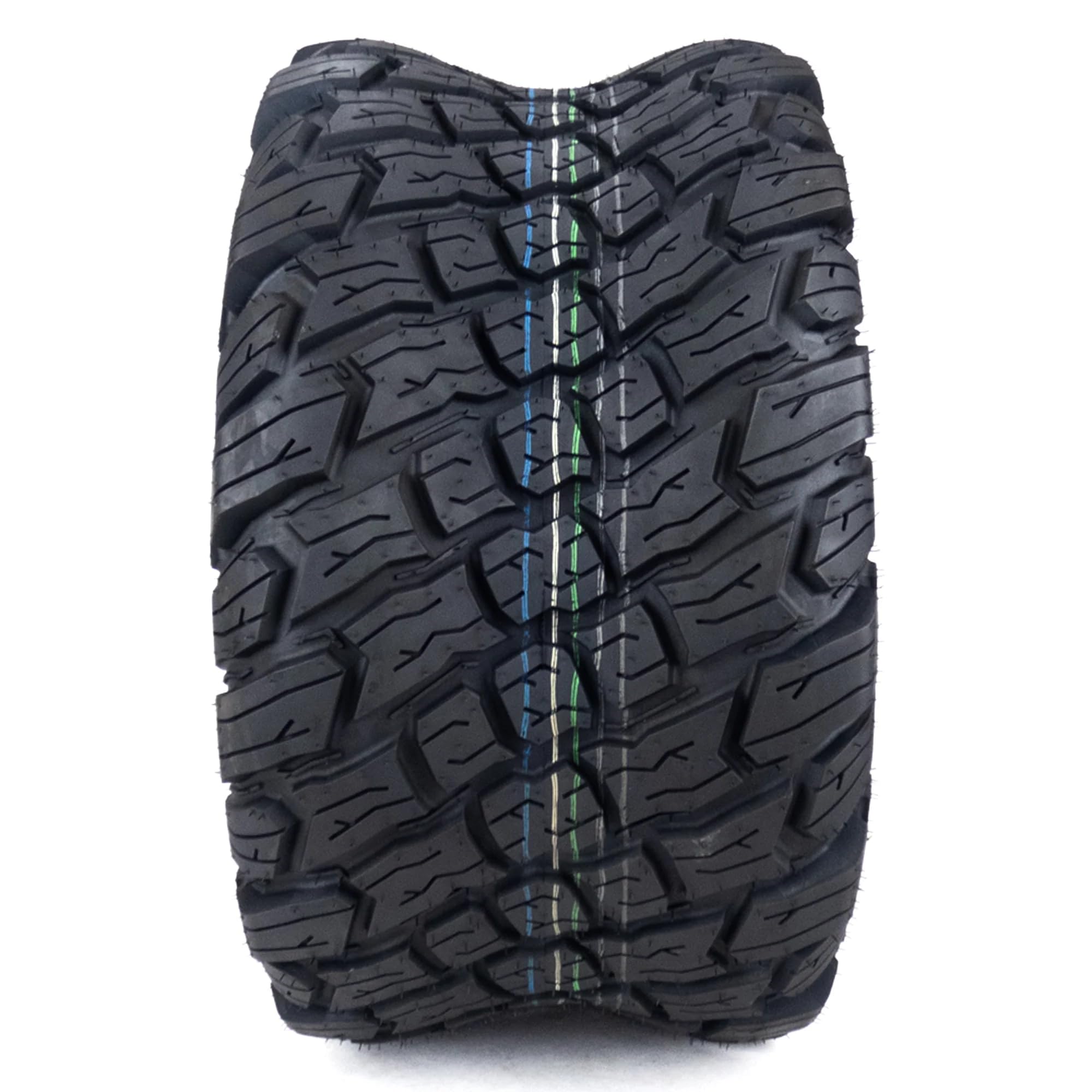 Heavy Duty 24x12.00-12 4-Ply Reaper Turf Tires (2 Pack) - Premium Lawn Mower Replacement Tires for Commercial Landscaping & Tough Terrain