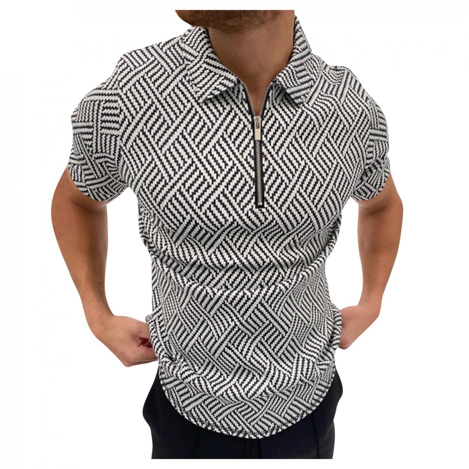 Men's Graphic Golf Polo Shirt - Short Sleeve Tactical Tee for Casual Tennis & Summer Wear | Perfect for Golf, Tennis, Outdoor Activities & Everyday Comfort