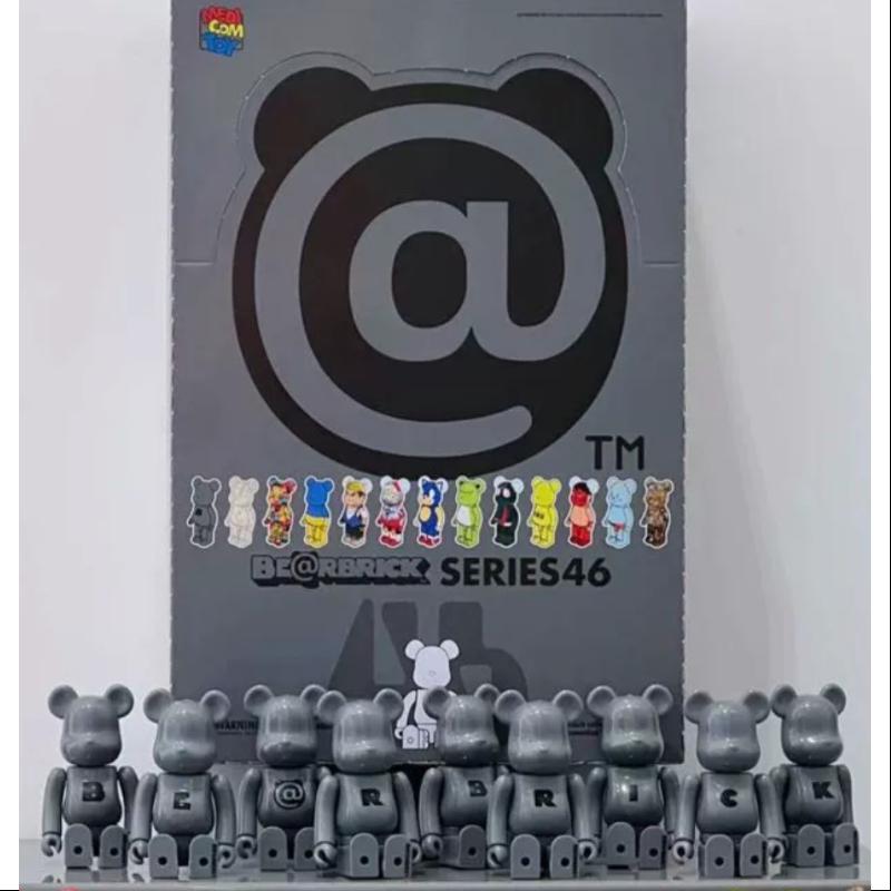 Medicom Be@rbrick Series 46 BASIC SET - 9PCS 100% Authentic Collectible Bearbrick Figures for Display & Home Decor