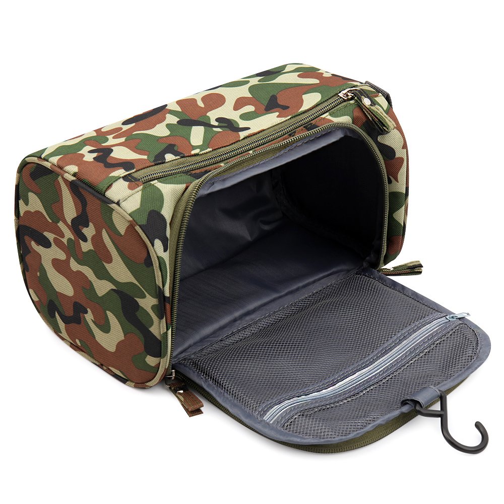 ONEGenug Hanging Toiletry Bag for Men & Women - Waterproof Travel Cosmetic Organizer with Handle - Perfect for Makeup, Shampoo, Toothbrush & Travel Essentials - Ideal for Camping, Gym, Business Trips & Vacation