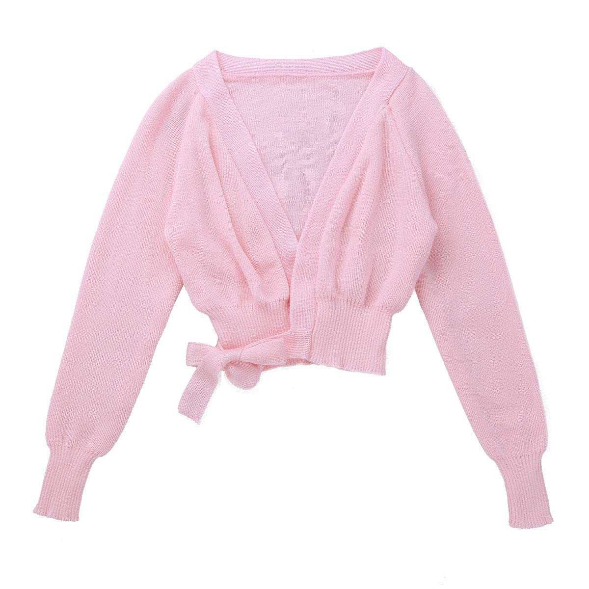 Girls Ballet Dance Cardigan - Soft Knit Wrap Long Sleeve Sweater for Gymnastics & Dance Practice | Perfect for Ballet Class, Rehearsals & Cool Weather Layering