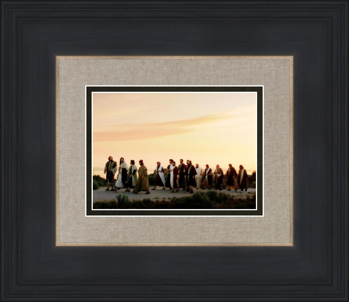 Follow Jesus - Christian Religious Wall Art Decor for Home, Church & Office - Inspirational Bible Verse Scripture Print